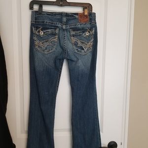 Sexy fitting blue jeans like new worn only a few t